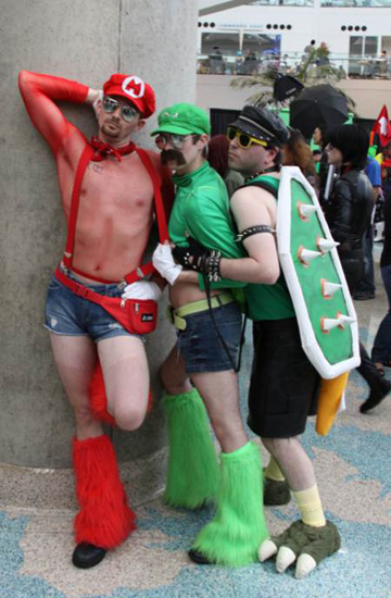 Gay Super Mario brothers