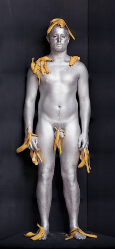 Gay geek naked banana