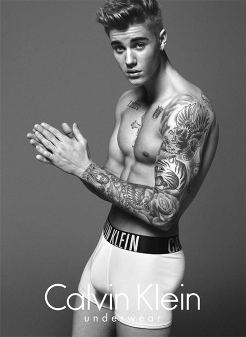 Justin Bieber Calvin Klein underwear